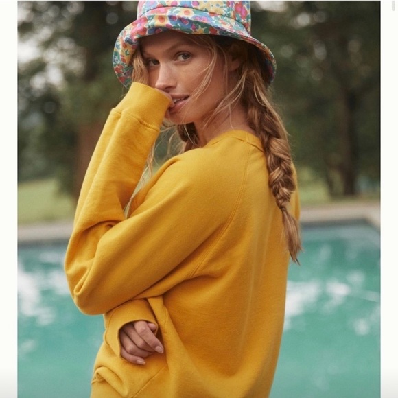 Anthropologie Faithful Canvas Bucket Hat NWT - Picture 3 of 7